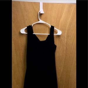 Woman’s Formal Black Velvet Short Dress
